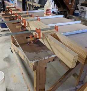 Partial Glue Up