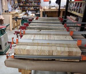 Field Board Glue Up