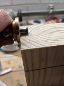 Marking Stretcher Tenons